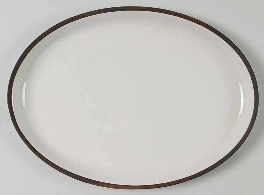 Camelot Dark Green (Older) 12" Oval Serving Platter by Denby-Langley-1
