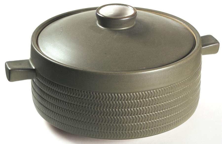 Camelot Dark Green (Older) 2 Qt Round Covered Casserole by Denby-Langley-1