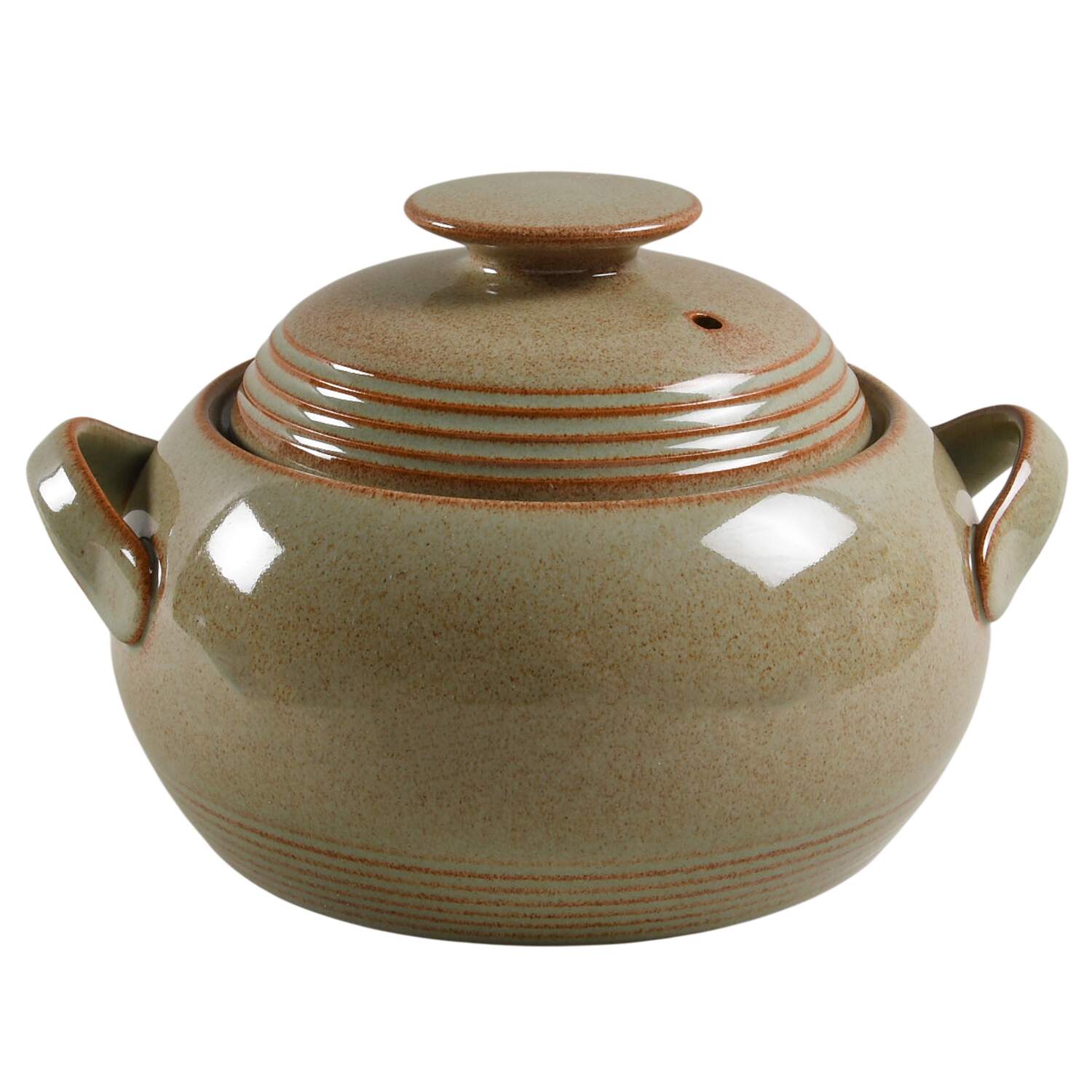 Camelot Light Green (Newer) 1 Qt Round Covered Casserole by Denby-Langley-1