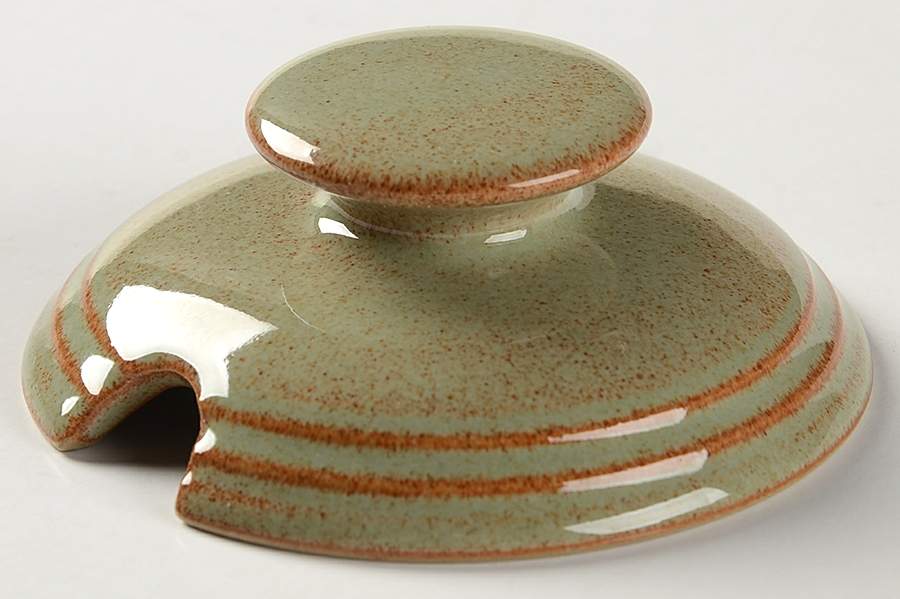 Camelot Light Green (Newer) Lid for Sugar Bowl by Denby-Langley-1