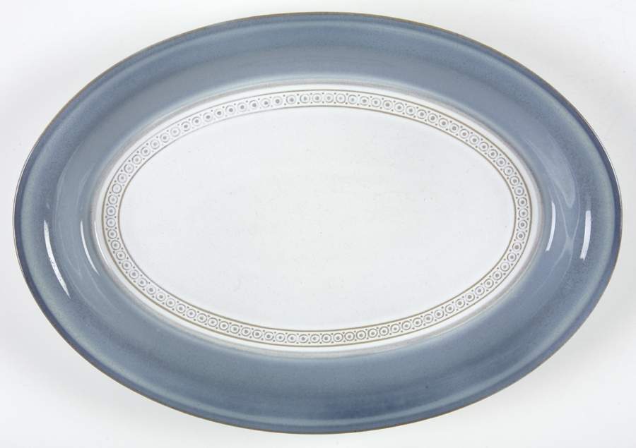 Castile 12" Oval Serving Platter by Denby-Langley-1