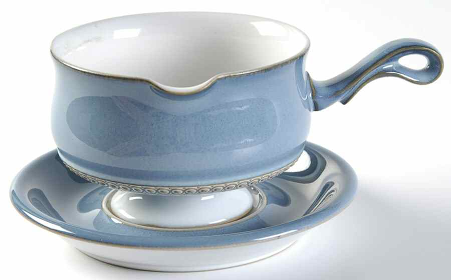 Castile Round Gravy Boat & Underplate by Denby-Langley-1