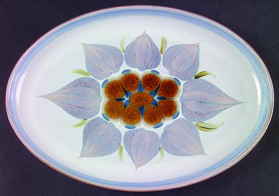 Chatsworth 12" Oval Serving Platter by Denby-Langley-1