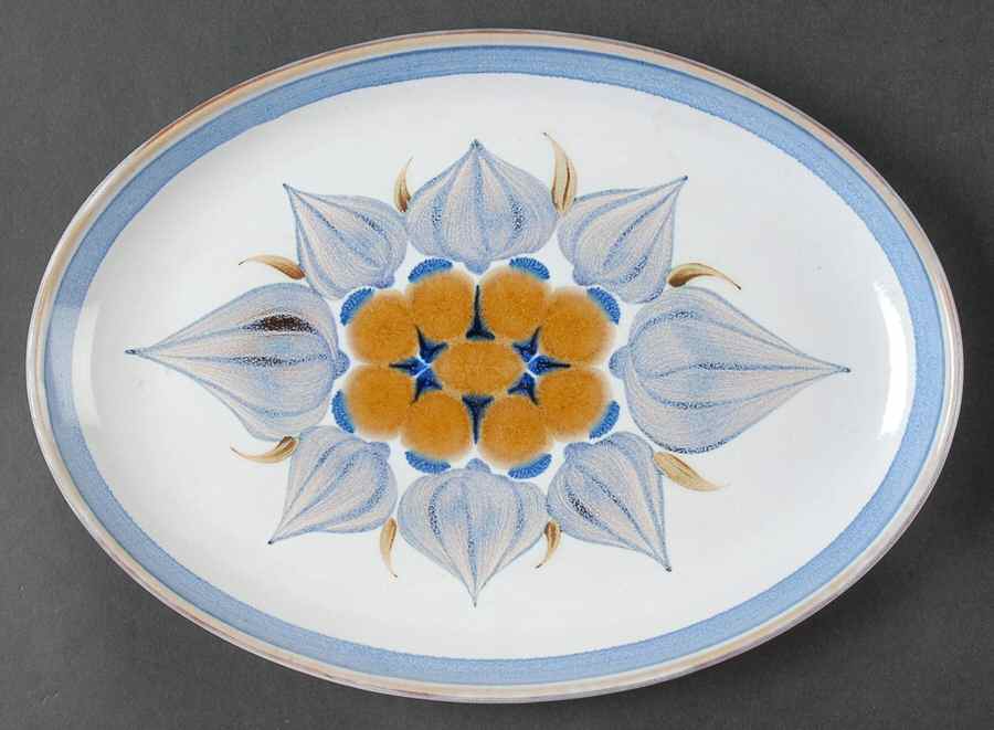 Chatsworth 11" Oval Serving Platter by Denby-Langley-1