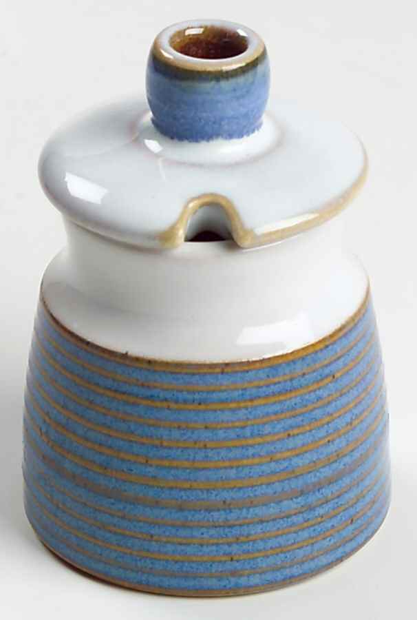 Chatsworth Mustard Jar & Lid by Denby-Langley-1