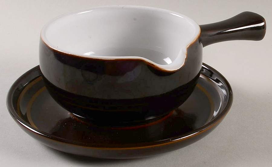 Chocolate Gravy Boat & Underplate by Denby-Langley-1