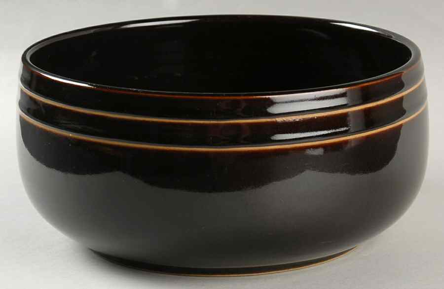 Chocolate 8" Round Vegetable Bowl by Denby-Langley-1