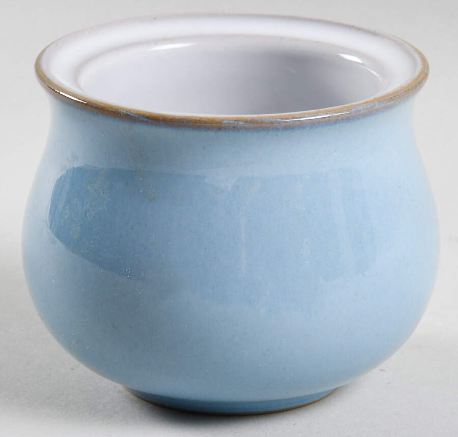 Colonial Blue Sugar Bowl No Lid by Denby-Langley-1