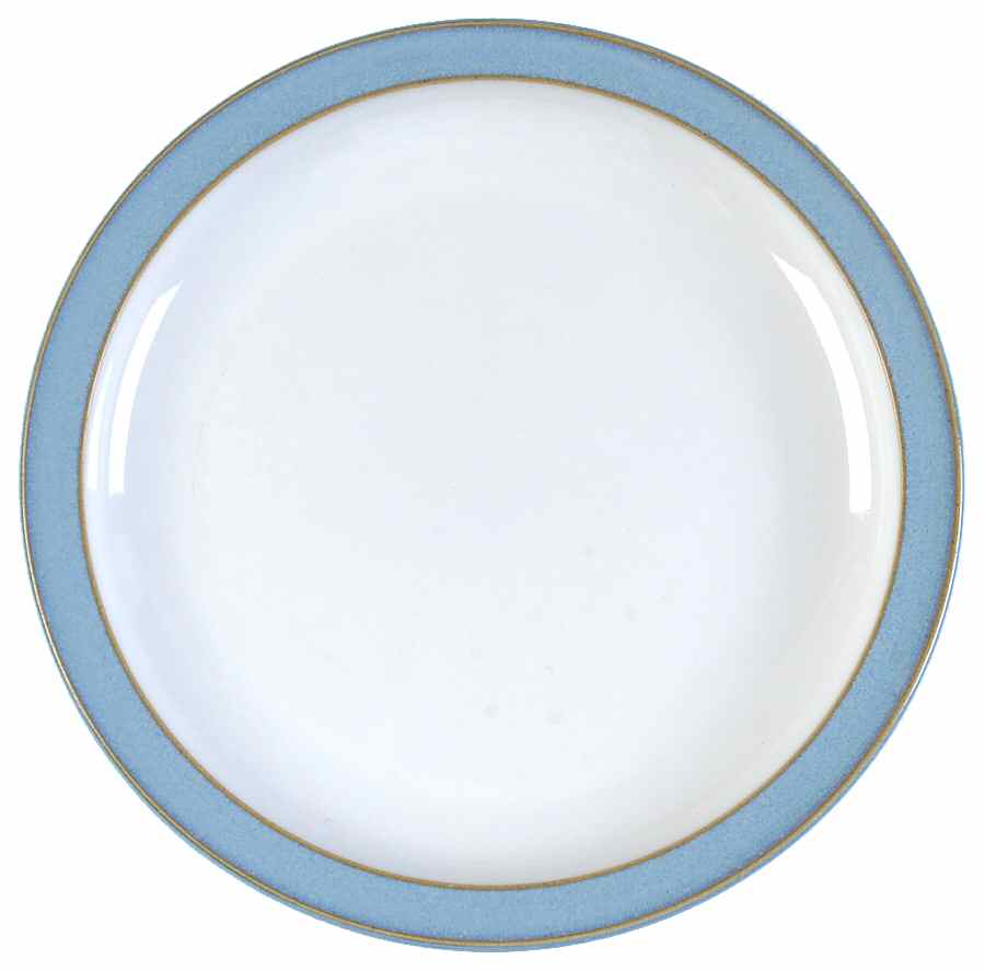 Colonial Blue Bread & Butter Plate by Denby-Langley-1