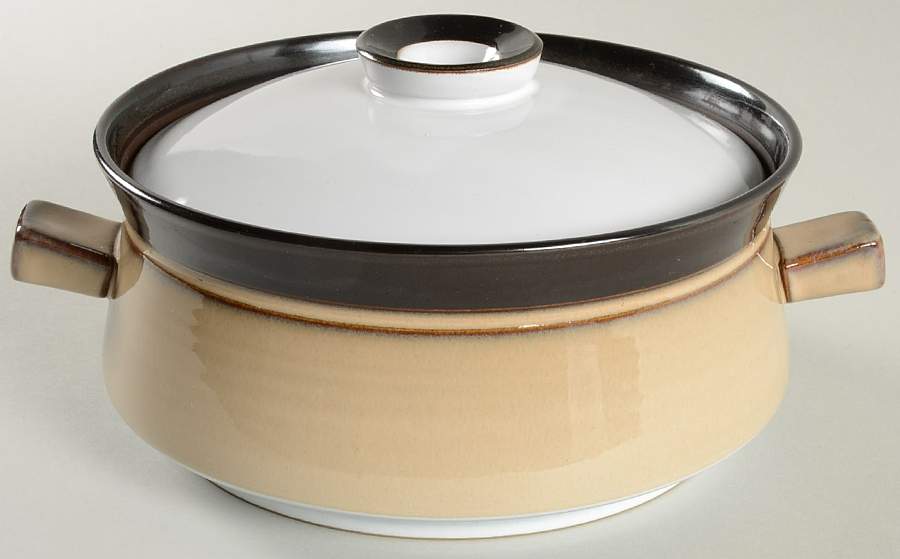 Country Cuisine 2 Qt Round Covered Casserole by Denby-Langley-1