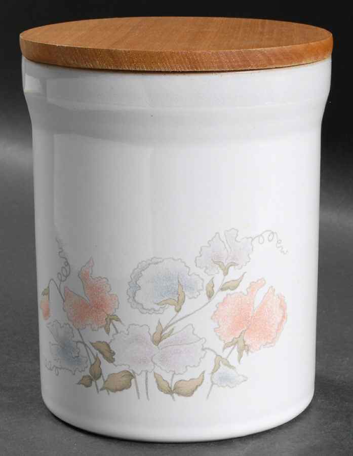 Dauphine Medium Canister & Wood Lid by Denby-Langley-1