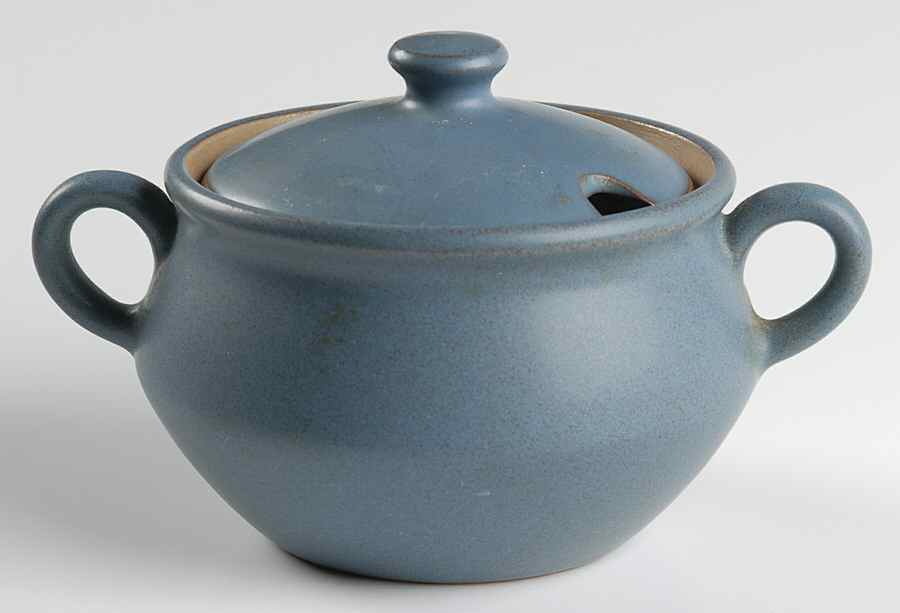 Echo Blue Sugar Bowl & Lid by Denby-Langley-1