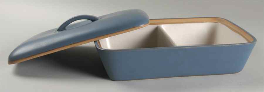 Echo Blue Rectangular Covered Divided Vegetable by Denby-Langley-1