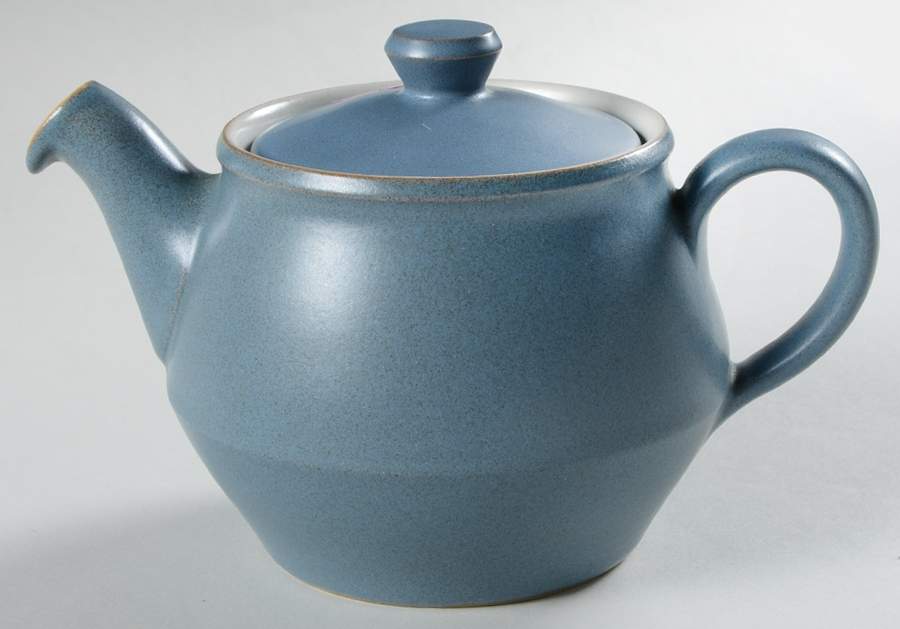 Echo Blue Small Teapot & Lid by Denby-Langley-1