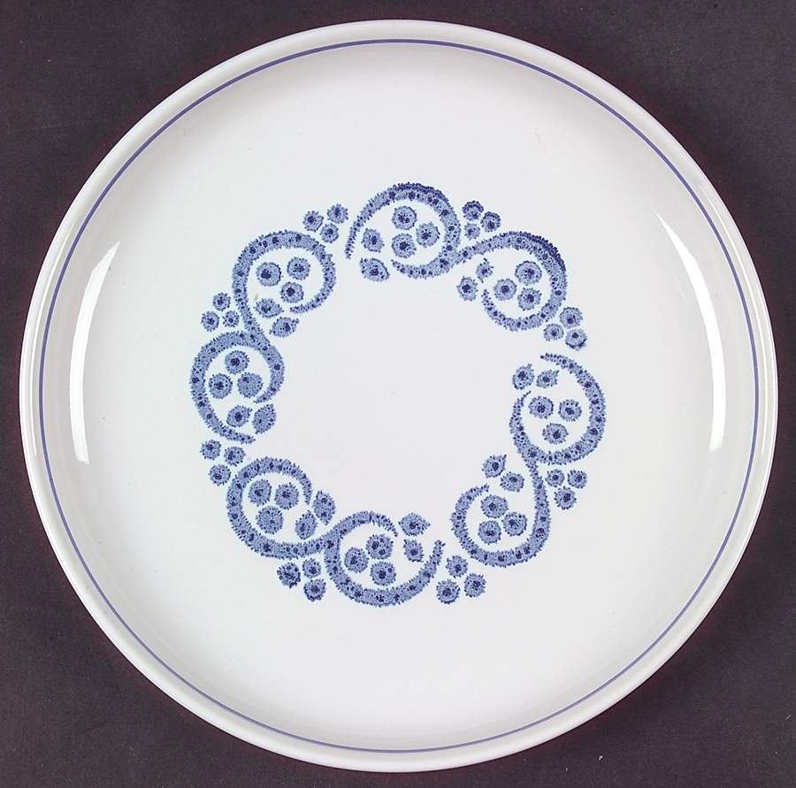 English Blue Salad Plate by Denby-Langley-1