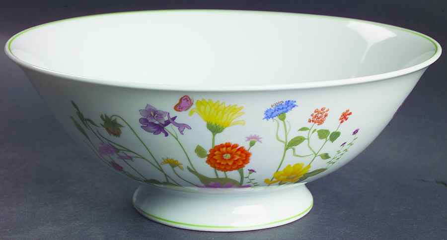 English Garden 9" Round Vegetable Bowl by Denby-Langley-1