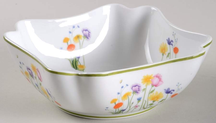 English Garden 6" Square Vegetable Bowl by Denby-Langley-1