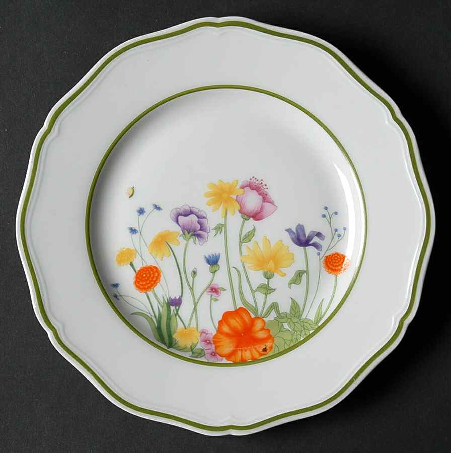English Garden Bread & Butter Plate by Denby-Langley-1