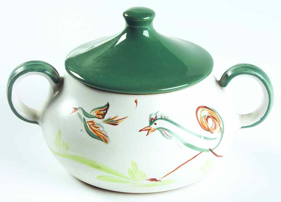 Flair Sugar Bowl & Lid by Denby-Langley-1