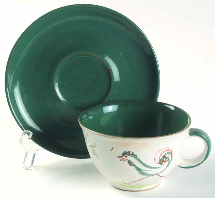 Flair Flat Cup & Saucer Set by Denby-Langley-1
