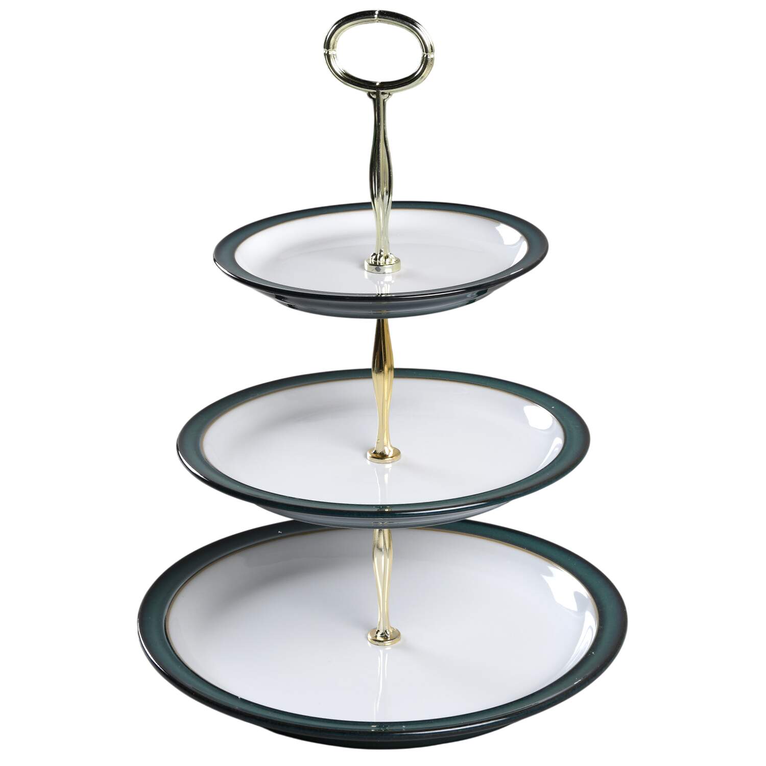Greenwich 13 7/8"-14 1/4" 3-Tiered Serving Tray(DP,SP,BB) HC by Denby-Langley-1