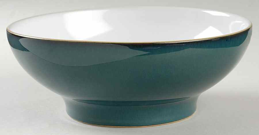 Greenwich 9" Round Pedestal Serving Bowl by Denby-Langley-1