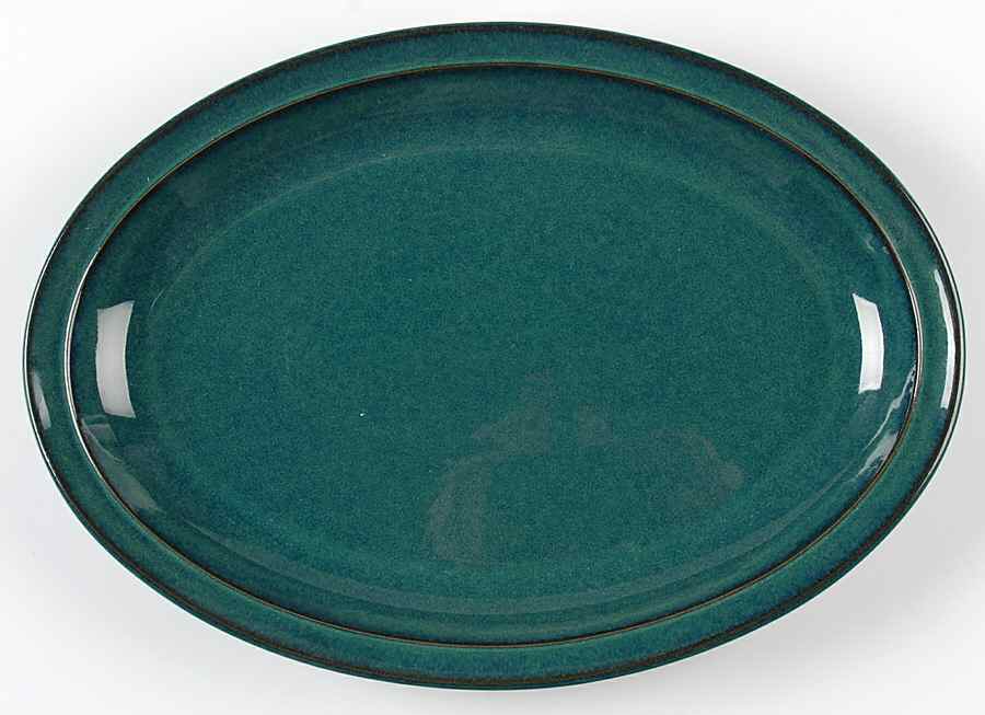 Greenwich 13" Oval Serving Platter by Denby-Langley-1