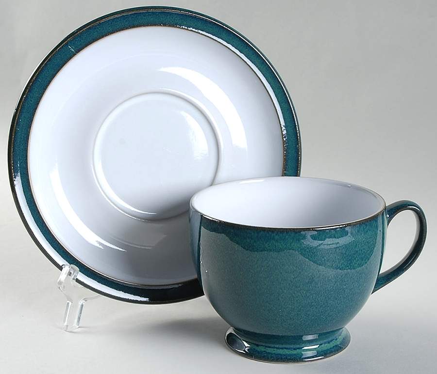 Greenwich Breakfast Cup & Saucer Set by Denby-Langley-1