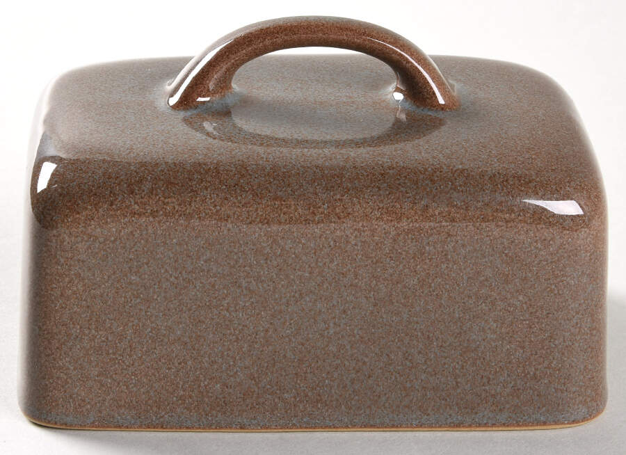 Greystone Lid for Rectangular Butter by Denby-Langley-1