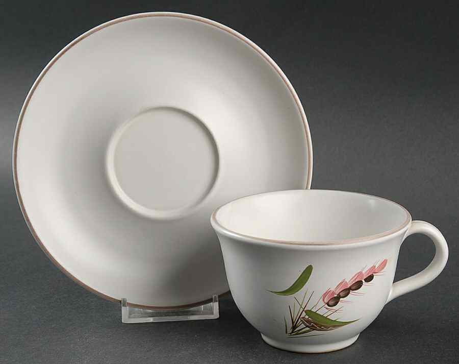 Harvest Flat Cup & Saucer Set by Denby-Langley-1