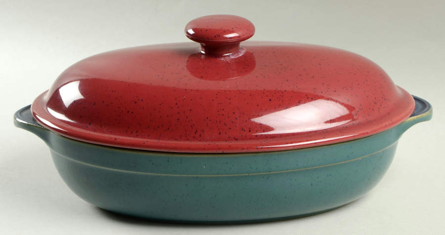 Harlequin 1.5 Quart Oval Covered Casserole by Denby-Langley-1