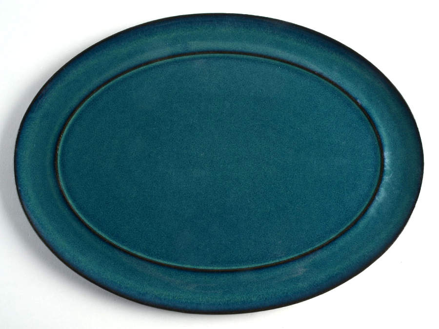 Harlequin 14" Oval Serving Platter by Denby-Langley-1