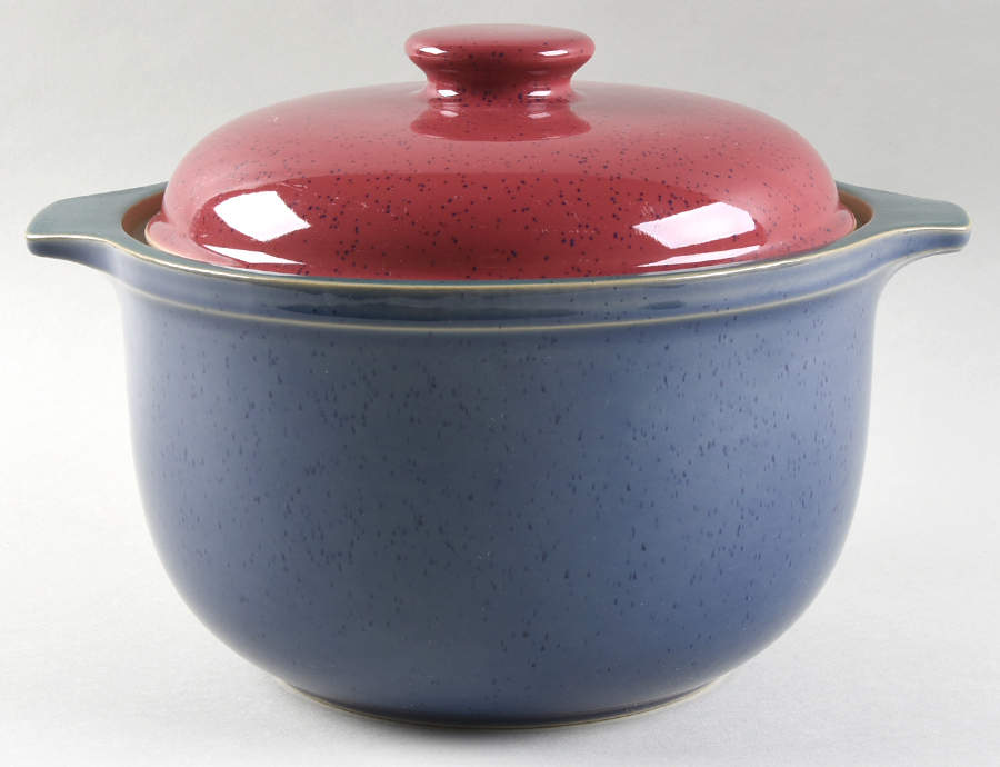 Harlequin 3 Quart Round Covered Casserole by Denby-Langley-1