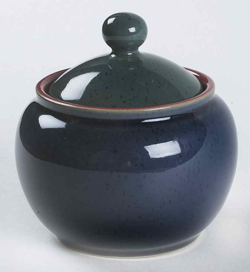 Harlequin Sugar Bowl & Lid by Denby-Langley-1