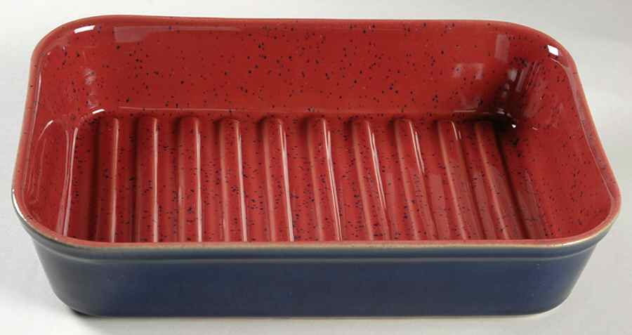 Harlequin 11" Rectangular Roaster by Denby-Langley-1