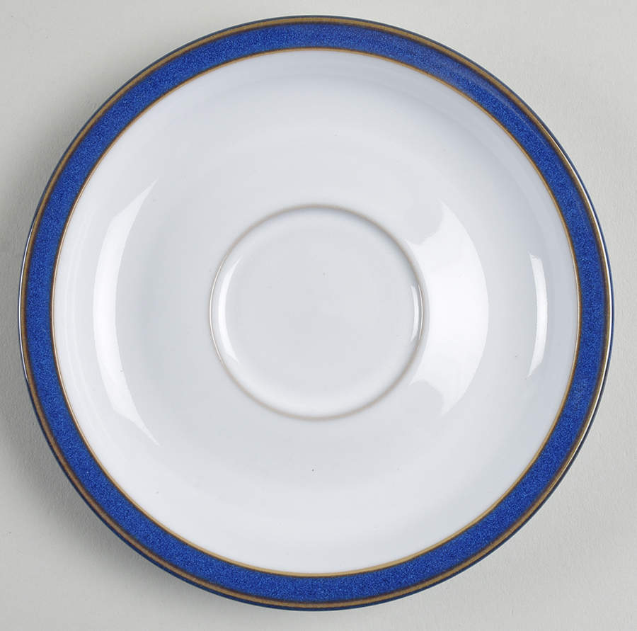 Imperial Blue Saucer by Denby-Langley-1