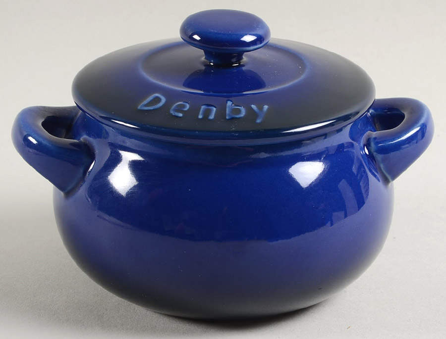 Imperial Blue Individual Casserole & Lid by Denby-Langley-1