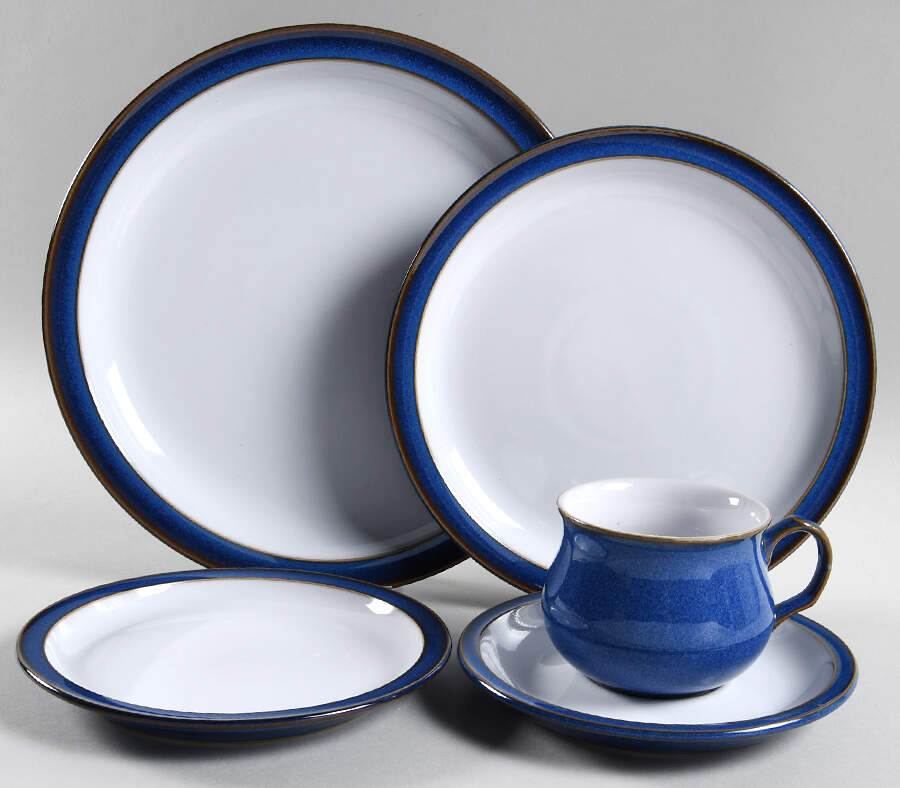Imperial Blue 40 Piece Estate Set by Denby-Langley-1