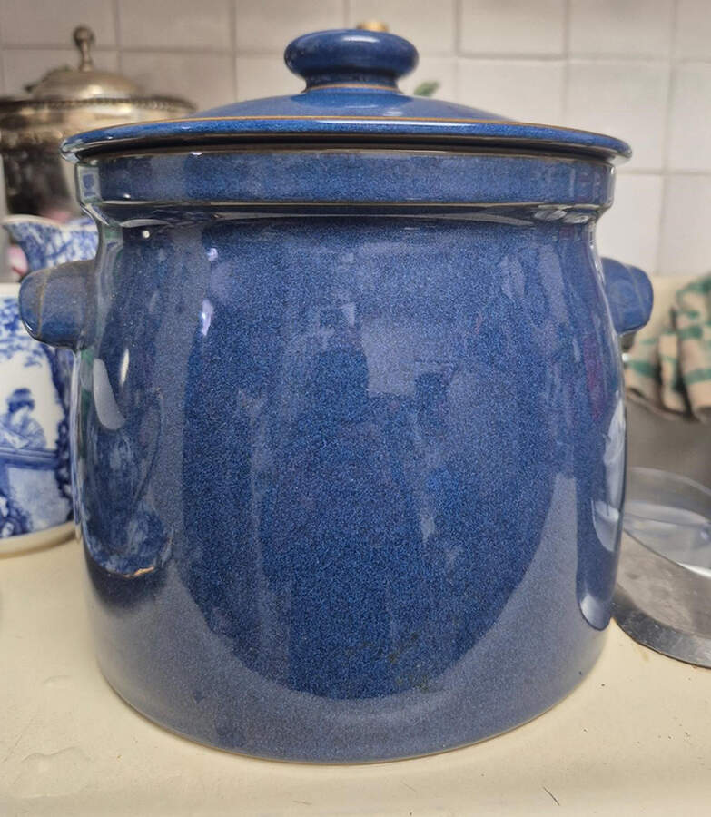 Imperial Blue 4.50 Pt Round Covered Casserole by Denby-Langley-1