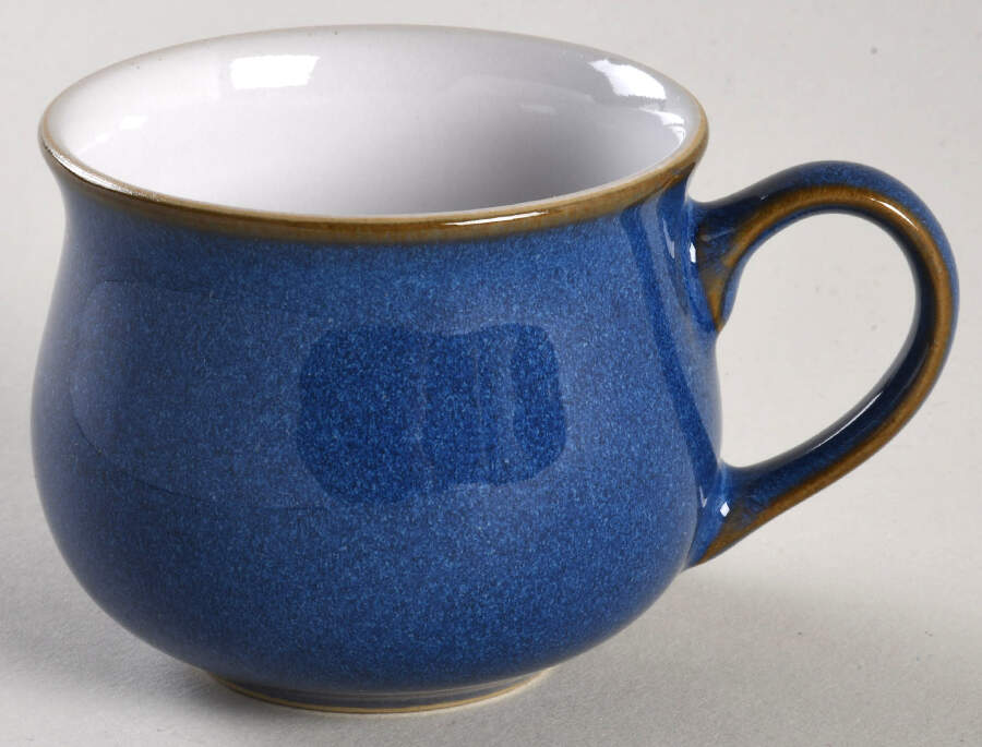 Imperial Blue Flat Demitasse Cup by Denby-Langley-1