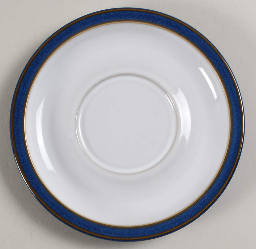 Imperial Blue Breakfast Saucer/Gravy Stand by Denby-Langley-1