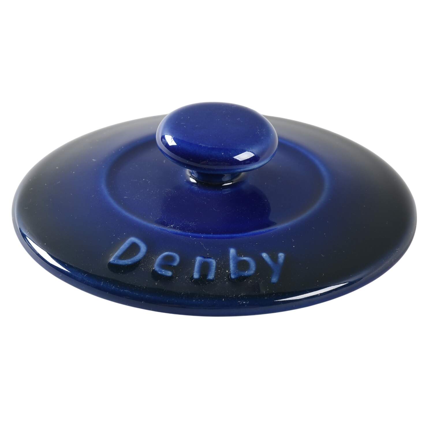 Imperial Blue Lid for Individual Casserole by Denby-Langley-1