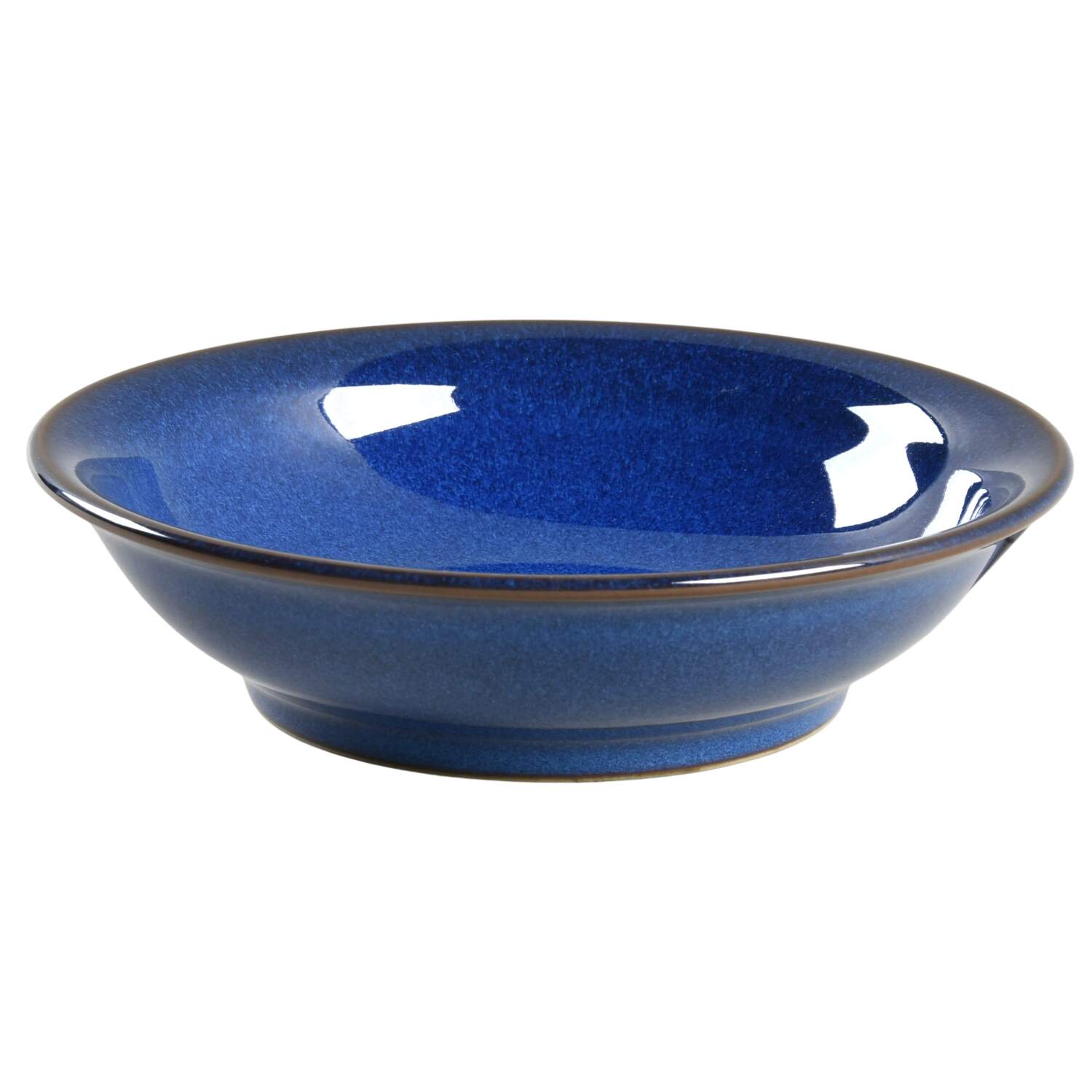 Imperial Blue 6" Shallow Round Bowl by Denby-Langley-1