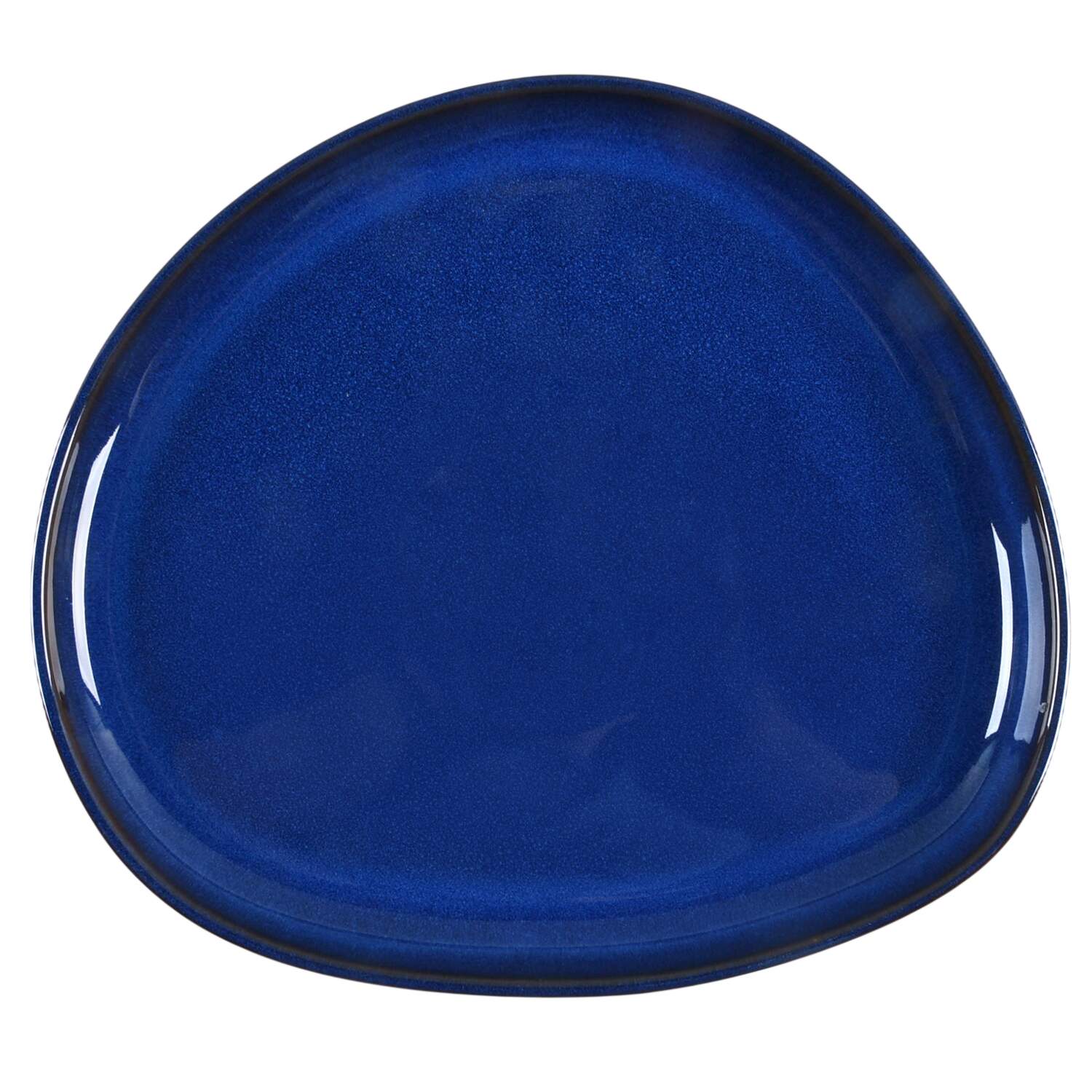 Imperial Blue 12" Large Organic Platter by Denby-Langley-1