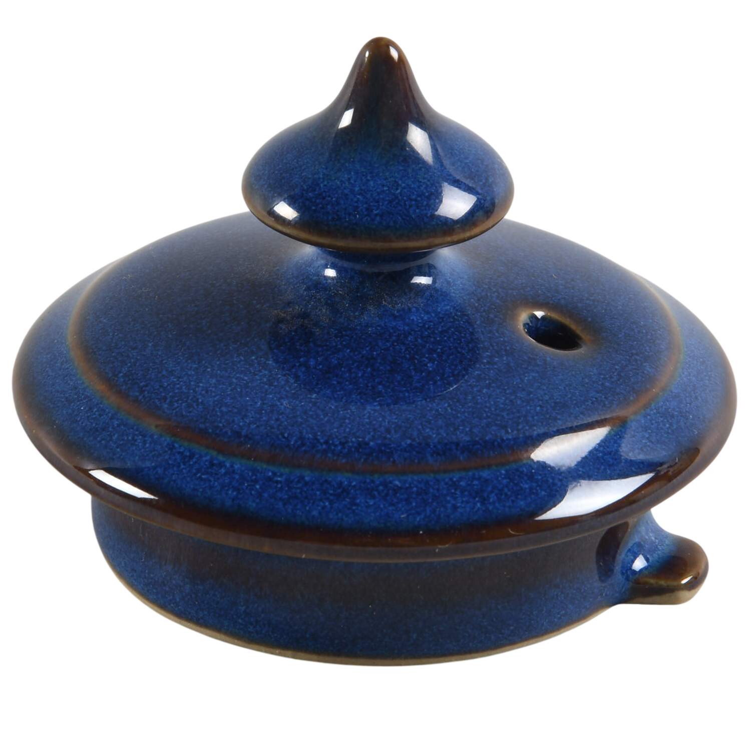 Imperial Blue Lid for Mini Teapot by Denby-Langley-1