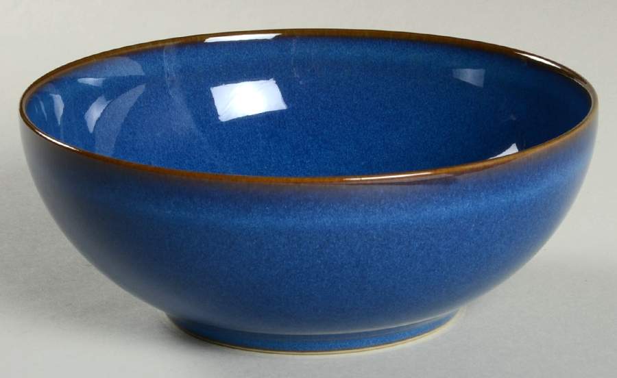 Imperial Blue Coupe Cereal Bowl by Denby-Langley-1