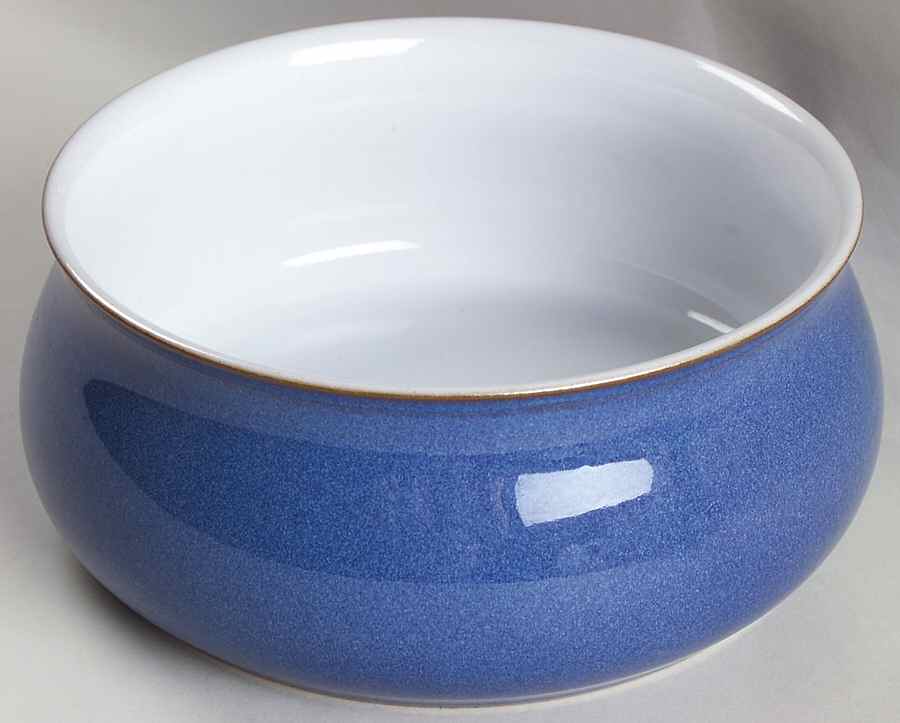 Imperial Blue 7" Round Vegetable Bowl by Denby-Langley-1