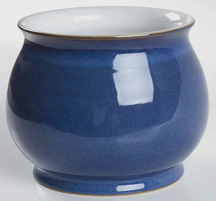 Imperial Blue 5" Flower Pot by Denby-Langley-1