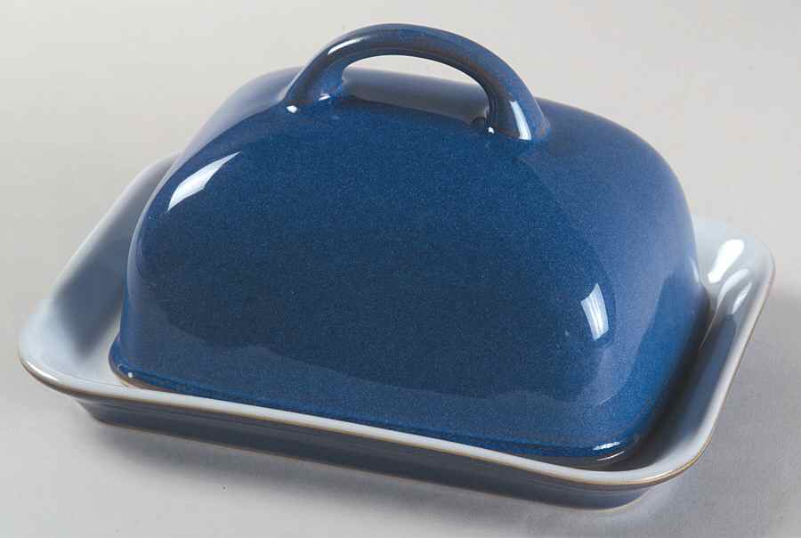 Imperial Blue 1/4 Lb Covered Butter by Denby-Langley-1