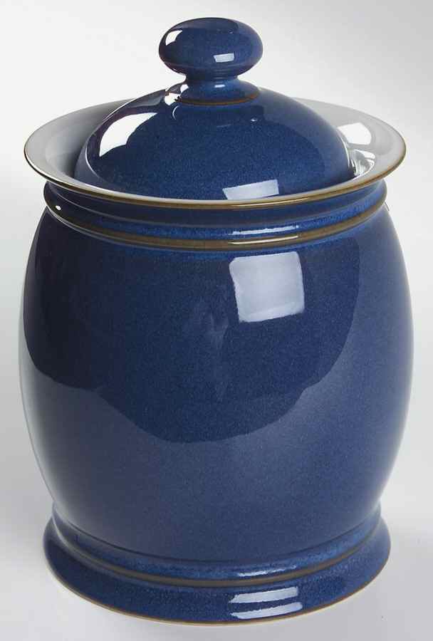 Imperial Blue 6" Storage Jar & Lid by Denby-Langley-1